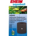 EHEIM cartucho de carbón (2 u) para aquaball 60/130/180, biopower 160/200/240