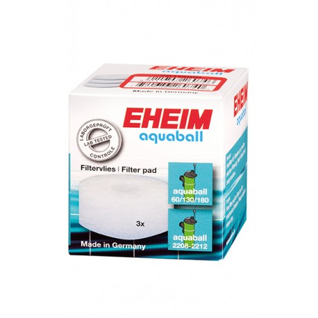 EHEIM almohadilla filtrante fina (3 u) para cajita de media filtrante aquaball 60/130/180