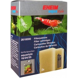 EHEIM cartucho filtrante (2 u) para aquaCorner 60 y nano acuario aquastyle