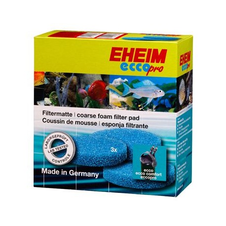 EHEIM esponja filtrante gruesa (3 u) para ecco pro 130/200/300