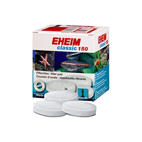 EHEIM almohadilla filtrante blanca (3 u) para classic 150
